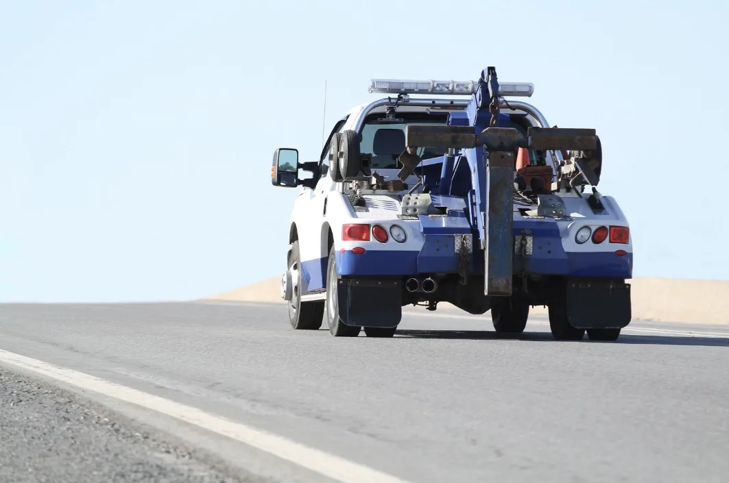 Victoria wrecker tow truck on the roadside